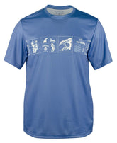 Southern Tide Men's Reyn Spooner Bandana Short Sleeve Performance T-Shirt Pompeii Blue XS